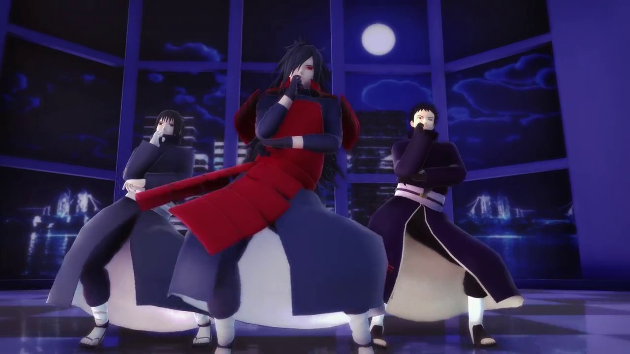 【MMD】うちは3人でGENTLEMAN＋【NARUTO】
