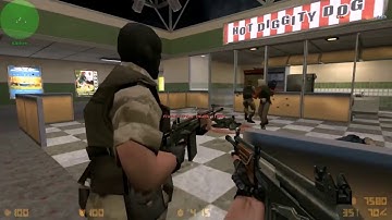 Counter-Strike: Condition Zero gameplay with Hard bots on Stadium - Terrorist (Old - 2014)