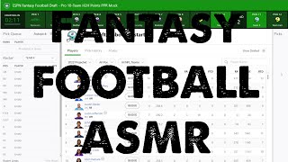 [ASMR] 2022 Fantasy Football Mock Draft and Fantasy Team Reveal | ASMR Sports