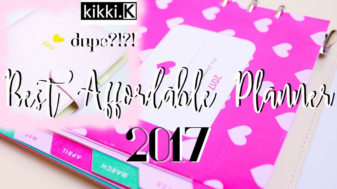 Best Affordable Planner 2017: Kikki K Dupe?!?