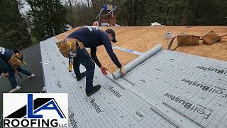 Synthetic Underlayment installation