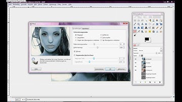 Part 2 of 7 Gimp Lesson - Angelina Jolie becomes Avatar