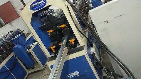 Pop Gypsum Inter Section- Perimeter - Wall Angle and Main Channel Roll Machine