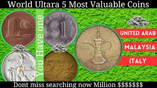 Top Of Ultra 2024: Most Valuable Rare Coins WORTH Big Money Top Five Brand Coins Worth Million $$$
