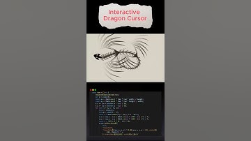 I Mastered Interactive Dragon Cursors in 3 Days! Dragon Cursor Effect HTML CSS and Java