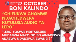 BON KALINDO REVEALED THIS TODAY ON OCTOBER 27