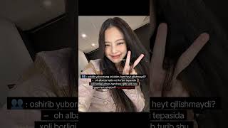 nafas olsin xop?#youtubeshorts #blackpink #shortvideo #100k #uzbsub #rek #rose #koreanmusic #1klikes