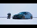 BMW M3 vs BMW S1000RR Winter Drive ❄️🔥 | Ultimate BMW Power
