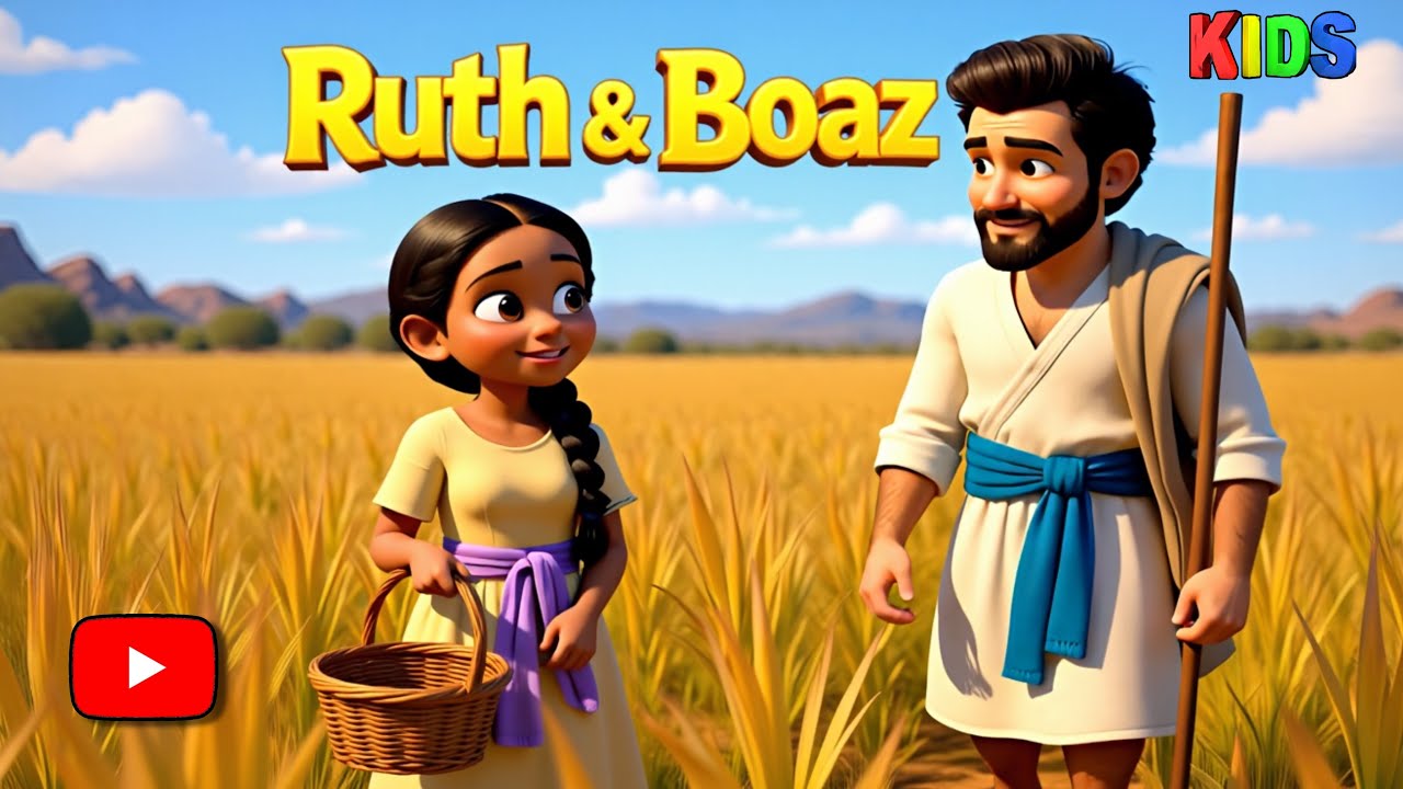 Ruth and Boaz | Bible Story for Kids | 3D Animated Song about Kindness ...