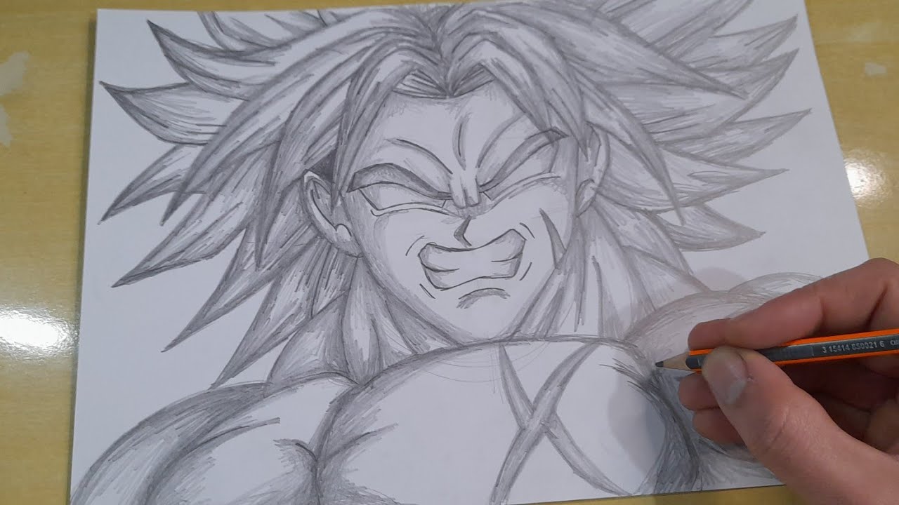 COMO DESENHAR O BROLY, LENDÁRIO SAIYAJIN