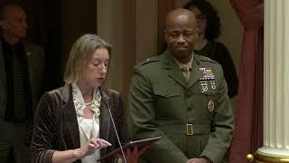 Live Sen. Blakespear Welcomes U.S. Marine Corps Brigadier General Nick Brown Sky View