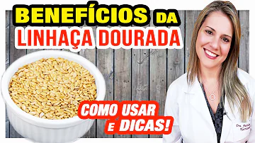 O que posso fazer com linhaça dourada?