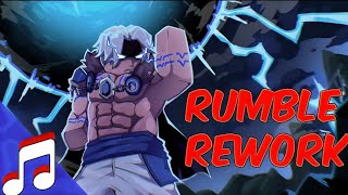 Rumble Rework 🎵- Blox Fruits Official Music Video (Update 27)