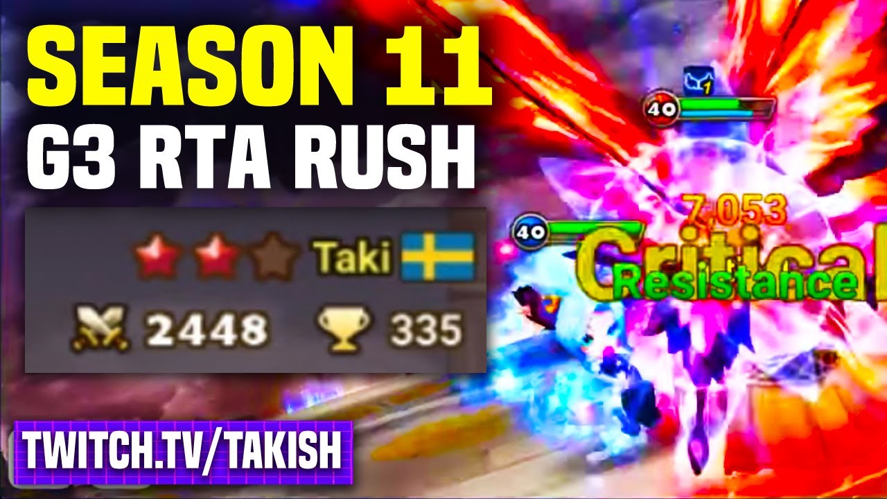 CAN WE GET G3? Season 11 RTA Rush!! - Takish Twitch Stream