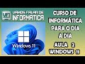 Windows 11 - aula 2 - Barra de tarefas, papel de parede e área de notificação