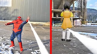 Superheroes VS Squid Game Doll