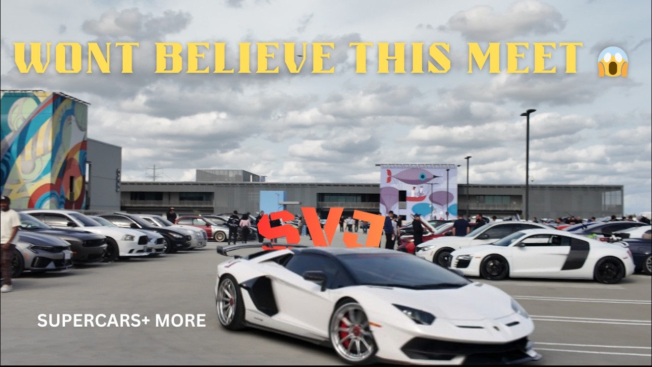 Craziest Cars & Coffee Lineup I've Seen !! 😱🔥