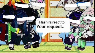 ||Hashira react to your request||kny||demons slayer||description!!!||Angst||Tanjiro angst||cringe||