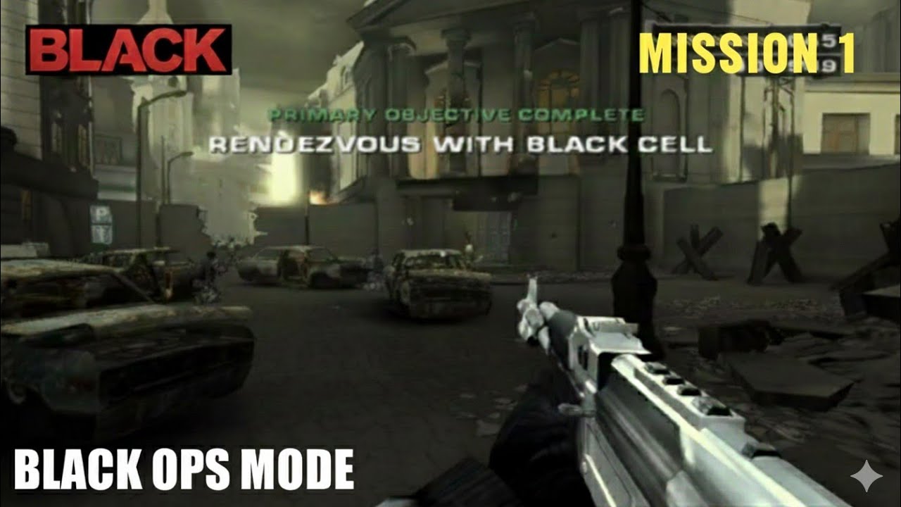 BLACK PS2 Gameplay | Mission 1 – Explosive Start & Intense Action (Full Game)