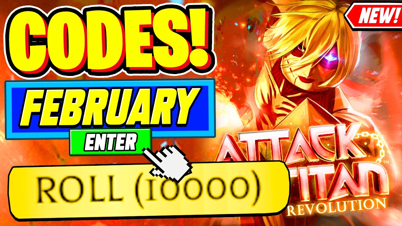 New ALL WORKING CODES For Attack On Titan Revolution February 2026 