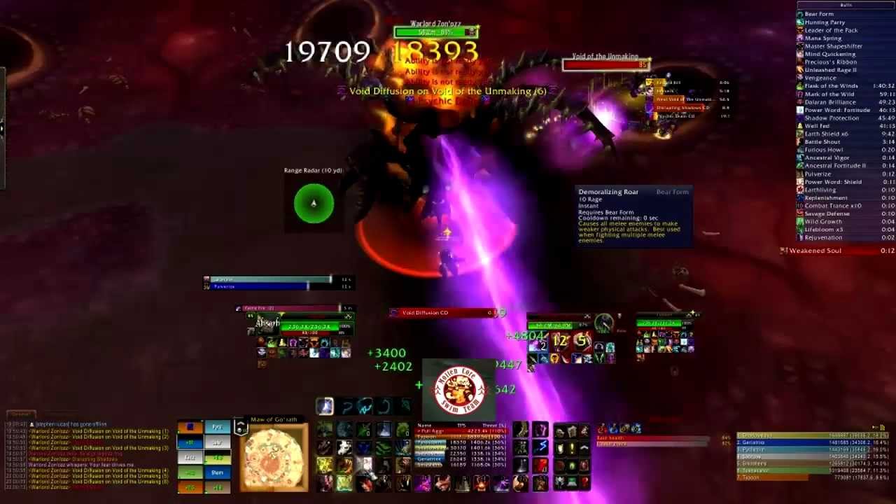 Heroic Warlord Zon'ozz 10man - Molten Core Swim Team