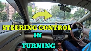 Steering control and judgement in turning| Learning to drive lessons for learners| Rahul Drive Zone