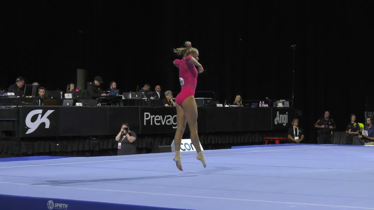 Charlotte Booth -  Floor Exercise  - 2023 Core Hydration Classic  - Senior Women Session 1