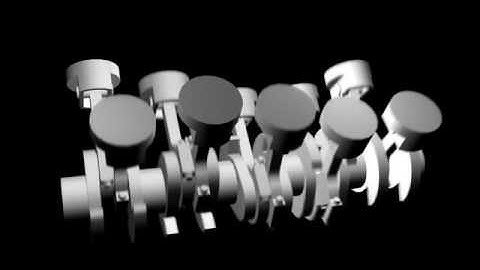 V10 engine animation