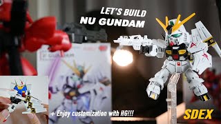 Let's build RX-93 V [ Nu ] GUNDAM SD EX-STANDARD No.016