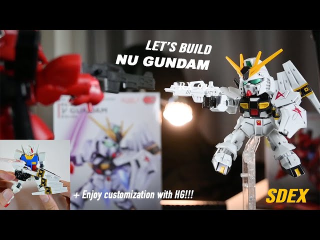 Let's build RX-93 V [ Nu ] GUNDAM SD EX-STANDARD No.016