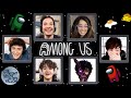 Among Us with Gaten Matarazzo, Noah Schnapp, Valkyrae, Sykkuno, Corpse Husband & More | Tonight Show