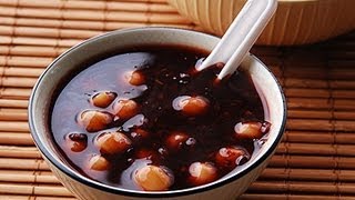 【楊桃美食網】用電鍋做紫米蓮子甜湯 