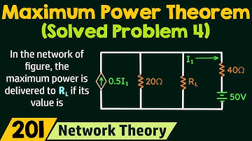 Stelling van maximale vermogensoverdracht (opgelost probleem 4)