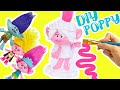 Trolls Band Together Movie DIY Paint and Design Poppy Doll with Branch and Viva