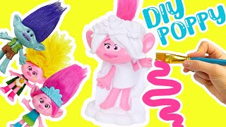 Trolls Band Together Movie DIY Paint and Design Poppy Doll with Branch and Viva