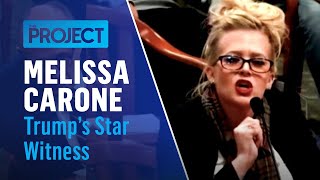 Trump’s Star Witness Melissa Carone Gets Shushed By Her Own Lawyer Mid-Testimony | The Project