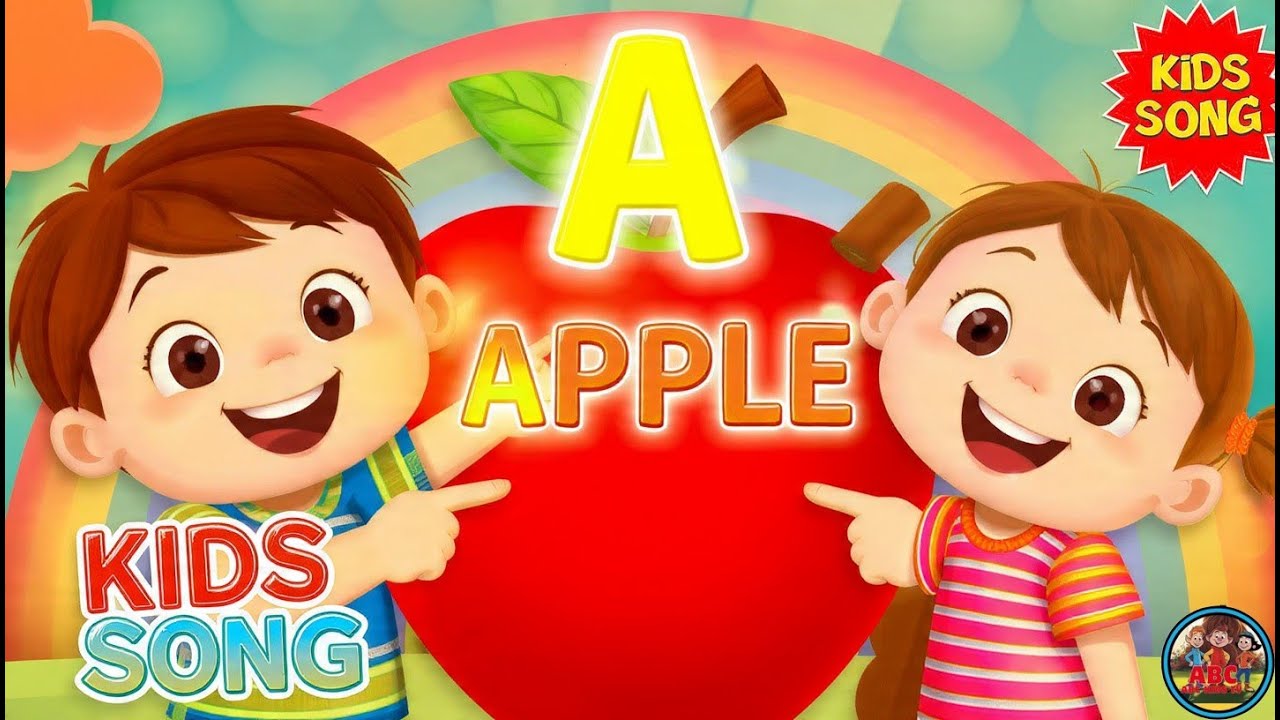 🚀 Детская песенка про алфавит из США – раннее обучение с яркой и забавной анимацией