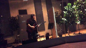 Kirby Velarde works on an original