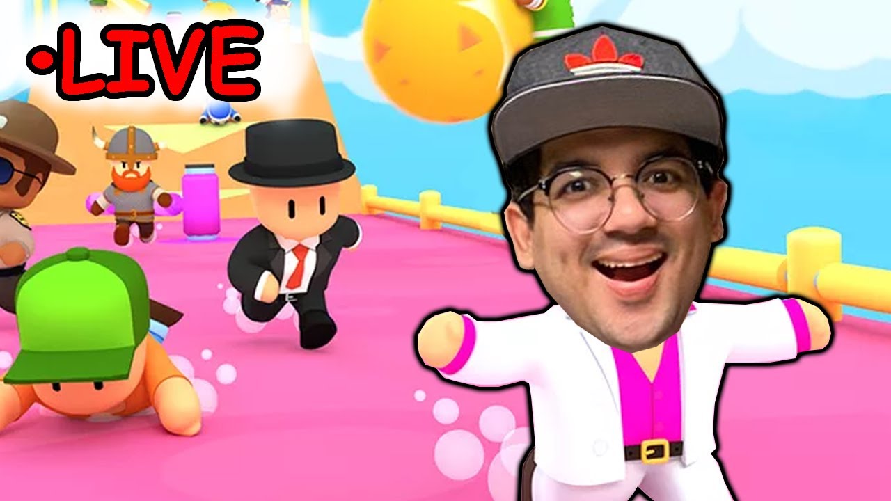 VELHOTE JOGANDO STUMBLE GUYS E ROBLOX AO VIVO!!! - YouTube
