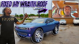 Fixed My Wraith Roof And Put My Hemi Badges Back On My Challenger