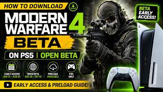 How to Download Modern Warfare 4 Beta on PS5 | Open Beta Early Access & Preload