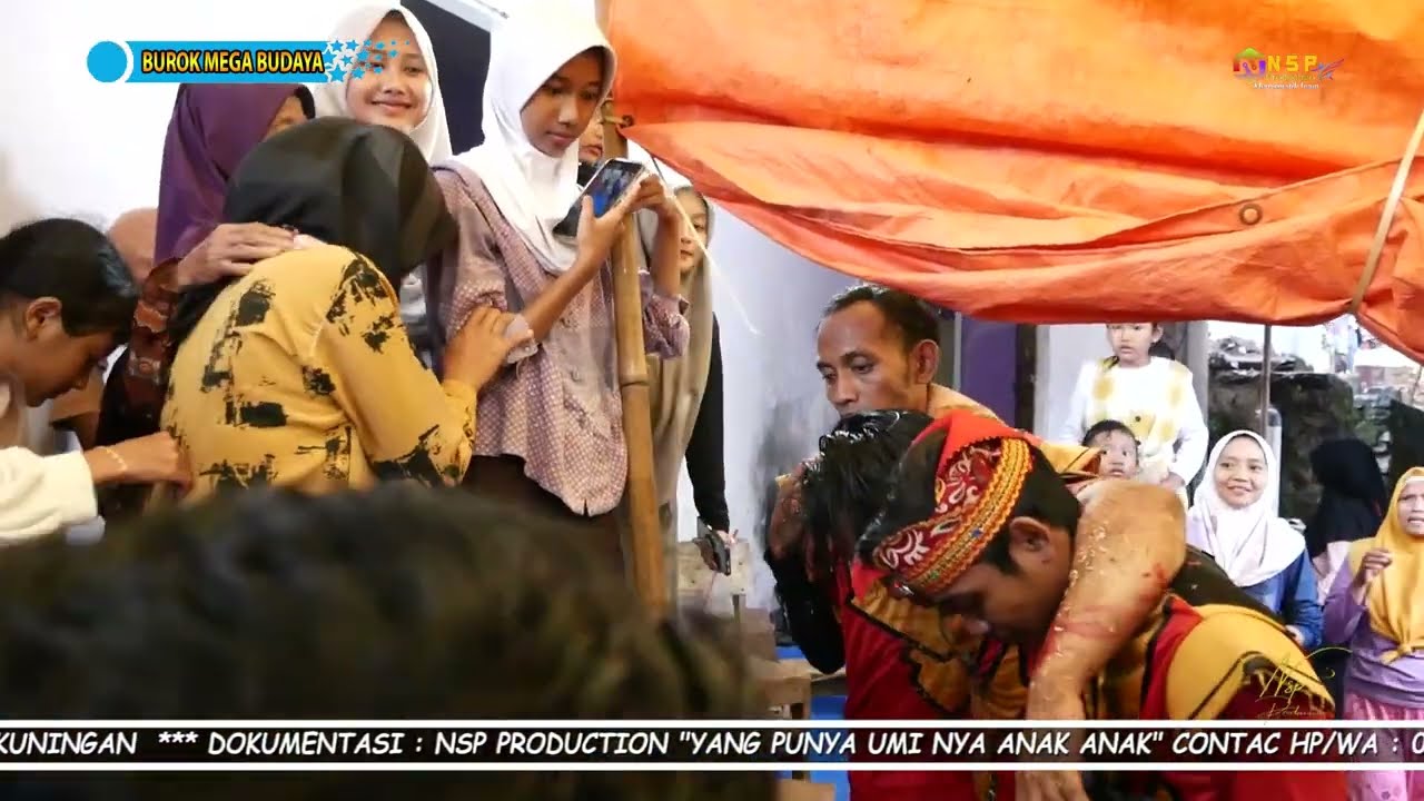 ATRAKSI GEJOGAN BUROK MEGA BUDAYA LIVE DESA BUNIGEULIS   04 JULI 2024