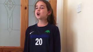 ABRSM Grade 3 Singing 'Path to the moon' by Abi McCarville