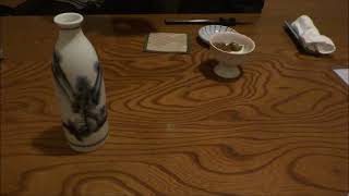 会津中将純米酒で乾杯