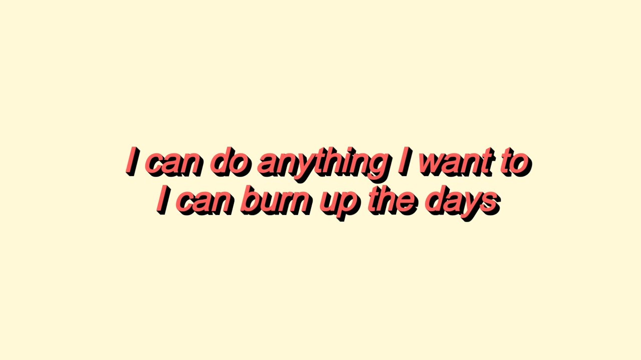 Weathers Anything I Want // lyrics YouTube