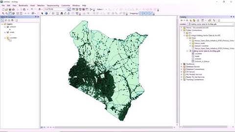 Adding Vector Data to ArcMap ~ ArcGIS Desktop