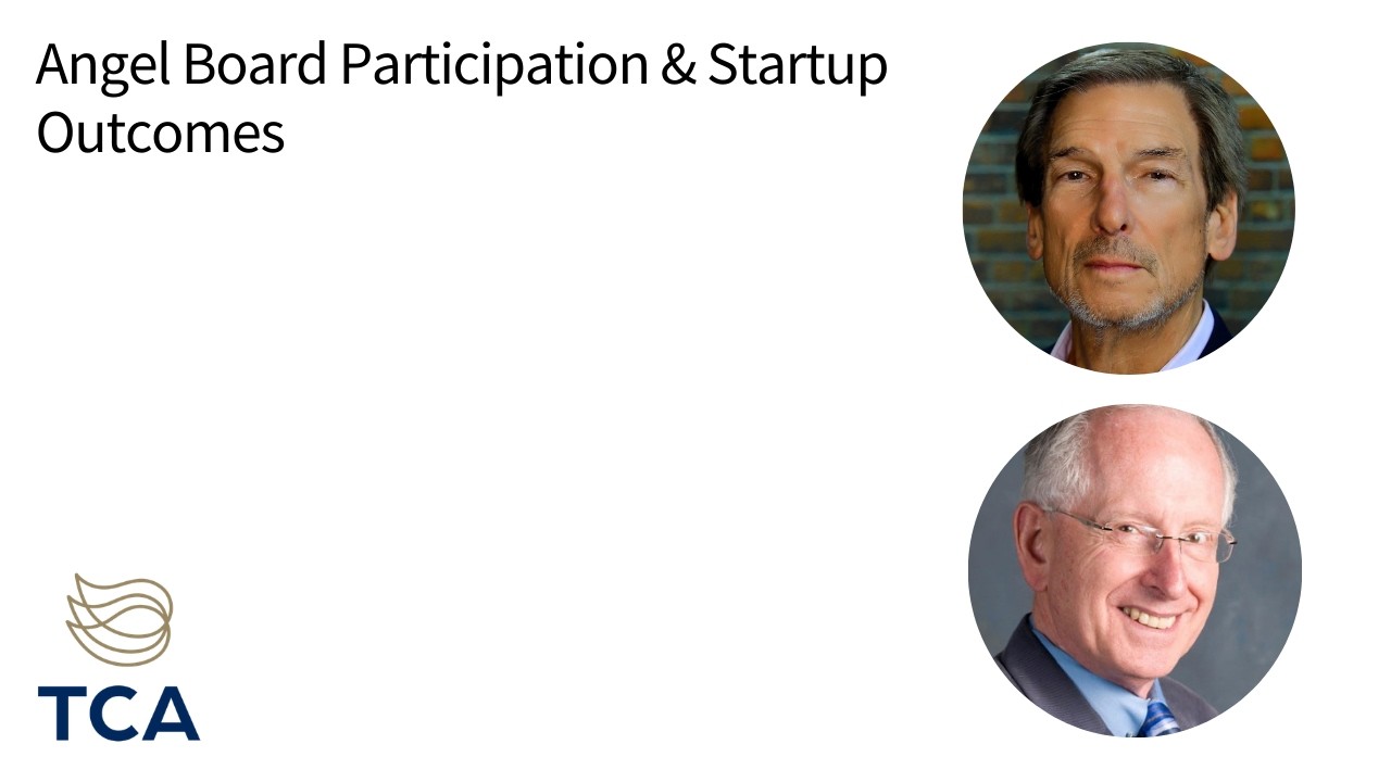 Angel Board Participation & Startup Outcomes