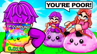 I Pretended to be a NOOB in Roblox Dumpling Race with OP SECRETS screenshot 1
