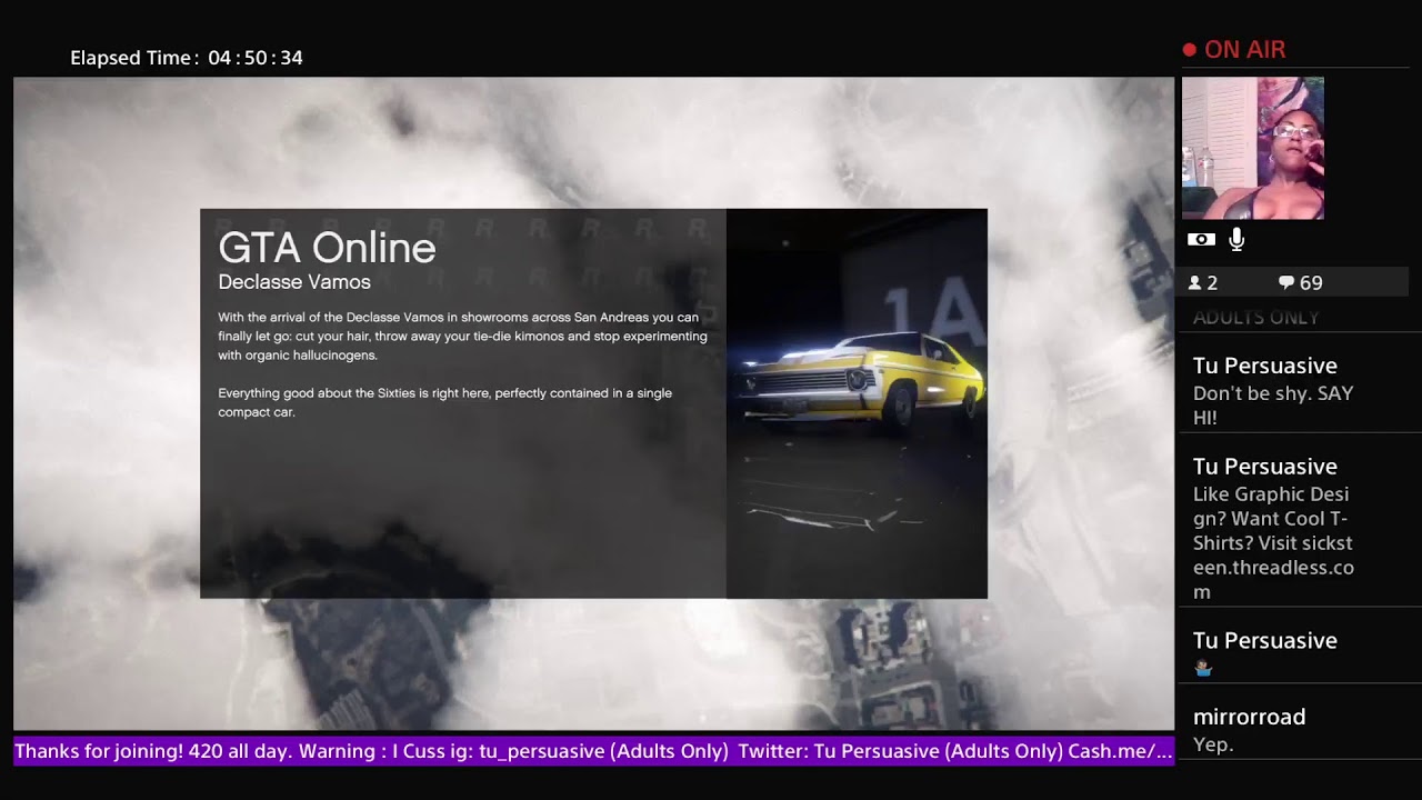 One Effin Hot Ass Sunday Mang{420 OUT,music,karaoke,chat and laughter}ADULTS ONLY