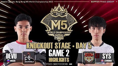 DEUS VULT VS SEE YOU SOON GAME 2 HIGHLIGHTS | M5 WORLD CHAMPIONSHIP KNOCKOUT STAGE • DAY 5